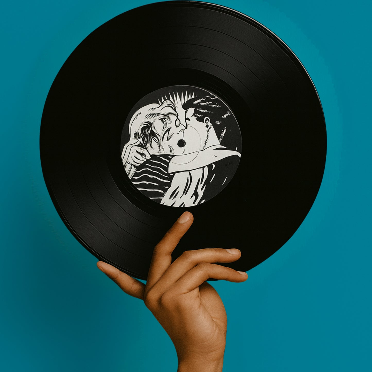 Monochrome Lovers Vinyl Wall Art Record