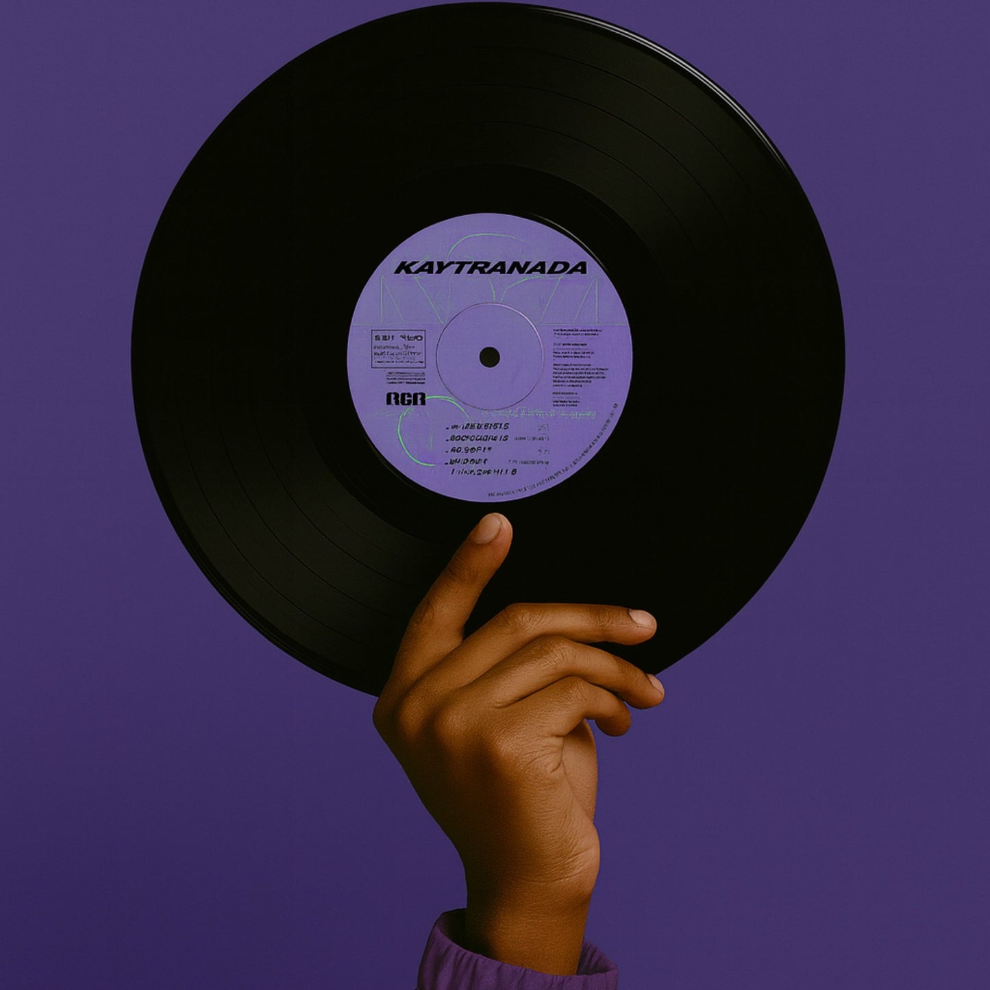 Kaytranada Inspired Vinyl Wall Art Record