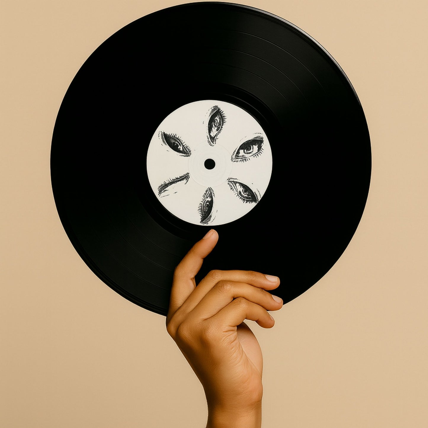 Hypnotic Eyes Vinyl Wall Art Record