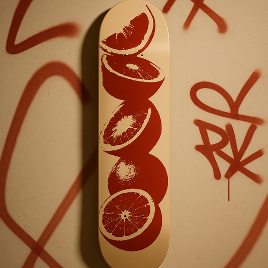 Citrus Slice Stack Skateboard Deck