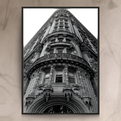 Ornate Empire – Black & White Architectural Wall Frame