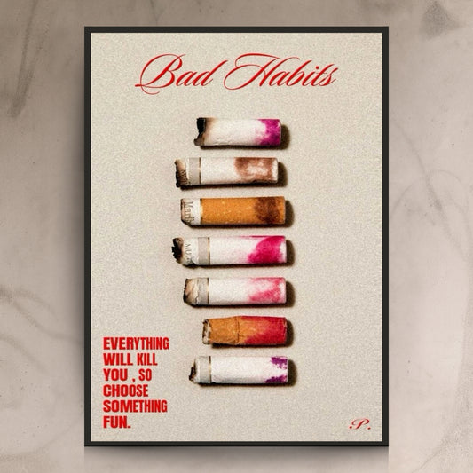Bad Habits – Cigarette Art