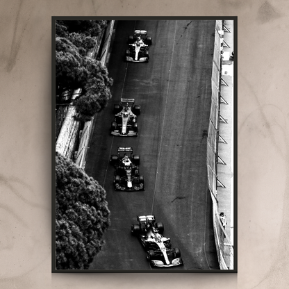 Monaco Grand Prix – Formula 1 Racing Wall Frame