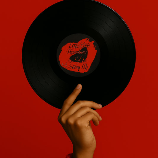 Scarlet Stroke Vinyl Wall Art Record